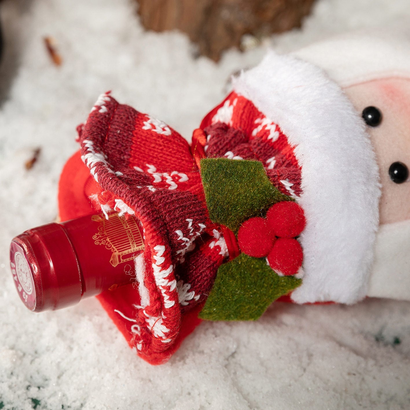 Cartoon Long Leg Elderly Wine Set Creative Christmas Decorations Decoration Home Table Wine Bottle Set