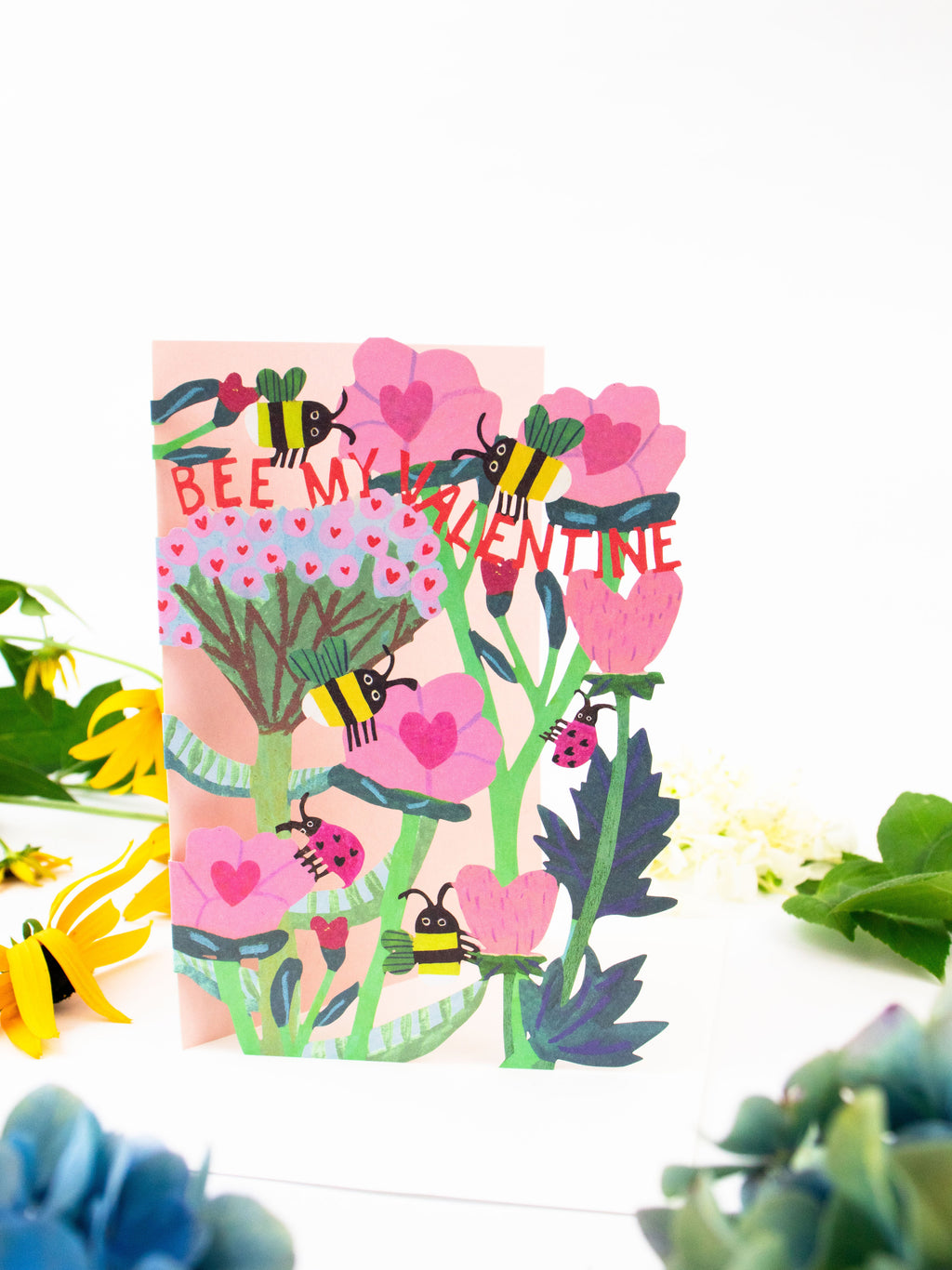 Bee My Valentine Lasercut Card