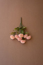 Artificial Light Pink Ball Dahlia Bundle