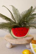 Ceramic Watermelon Wedge Planter