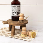 Bamboo Handle Mini Scrub Sisal Brush