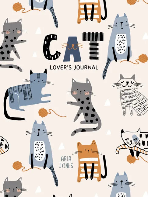 Cat Lover's Blank Journal: A Cute Journal of Cat Whiskers and Diary Notebook Pages (Cat Lovers, Kittens, Daydreamers) - Paperback