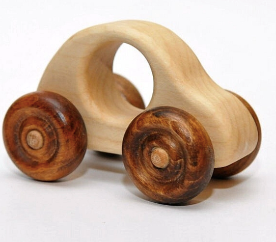 Wooden Car Roller Toy