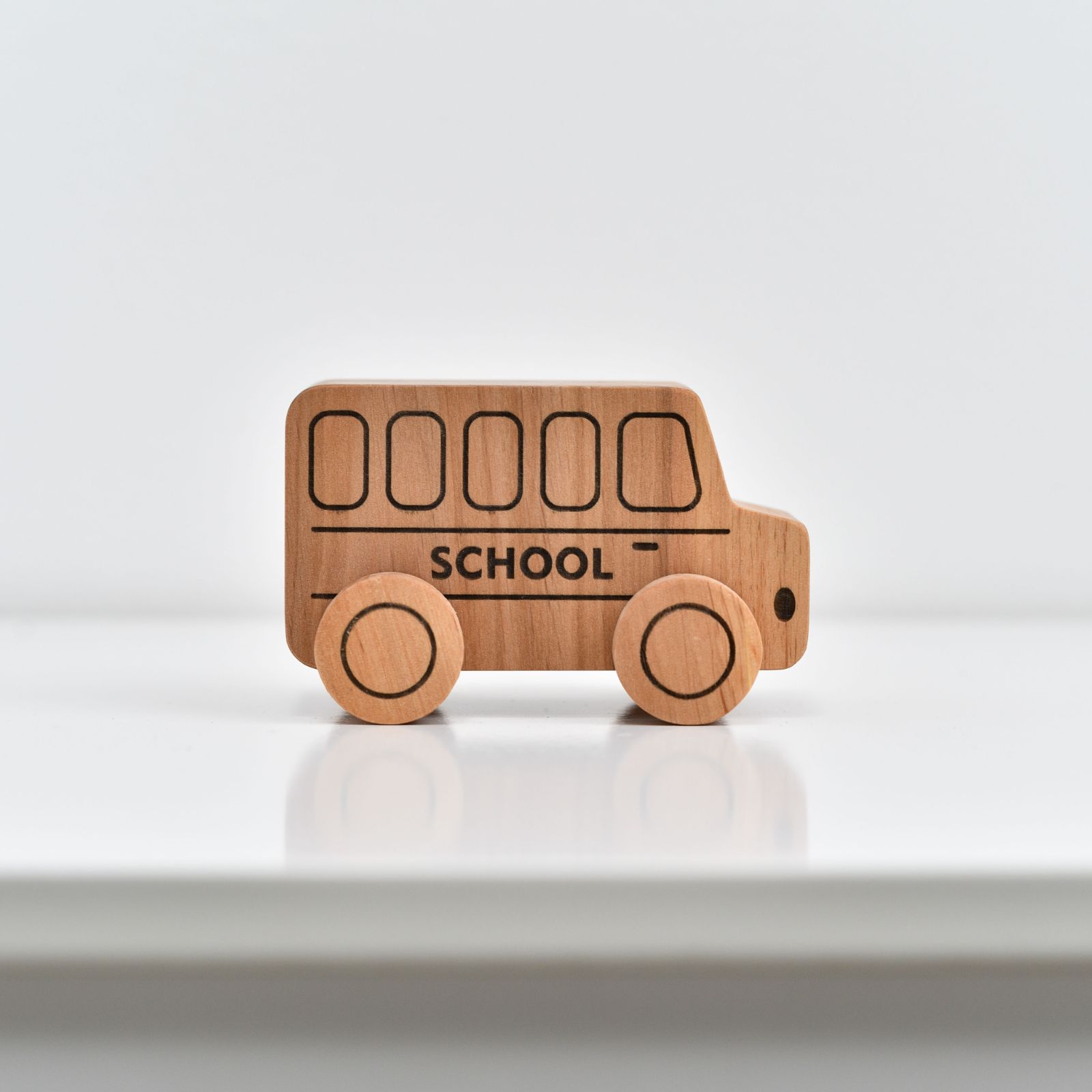 Natural Wooden Toy Car