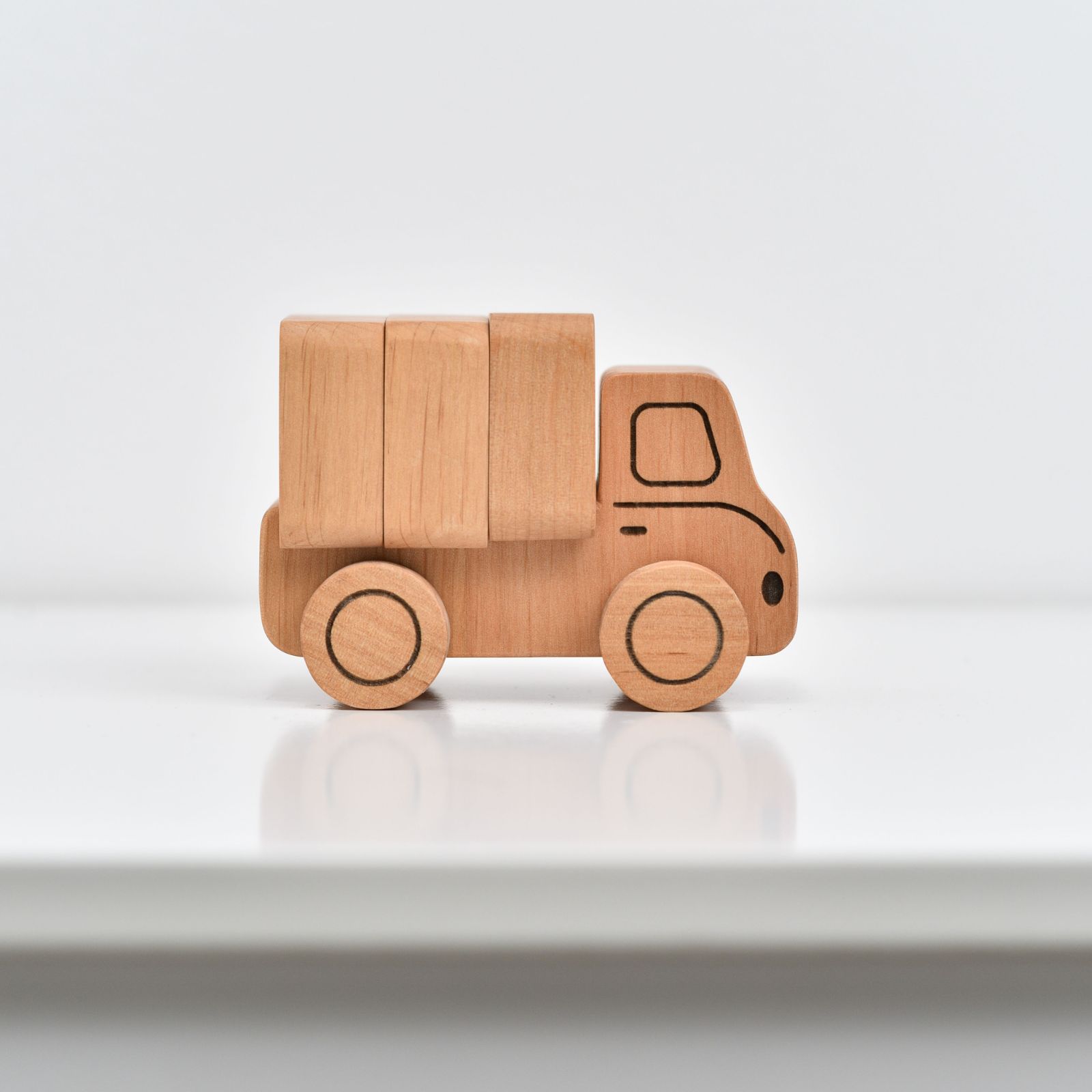 Natural Wooden Toy Car