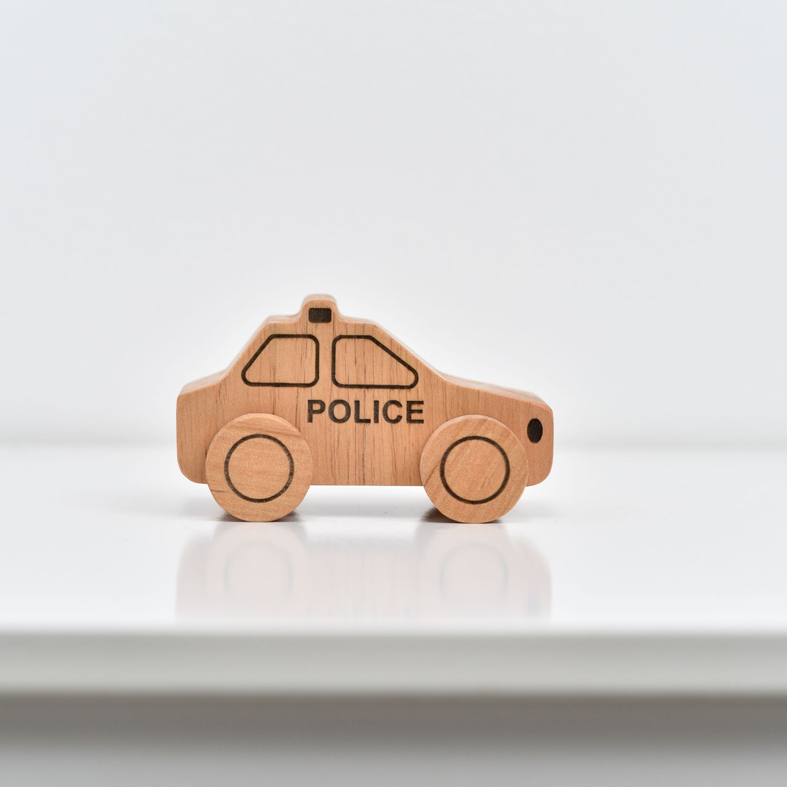 Natural Wooden Toy Car