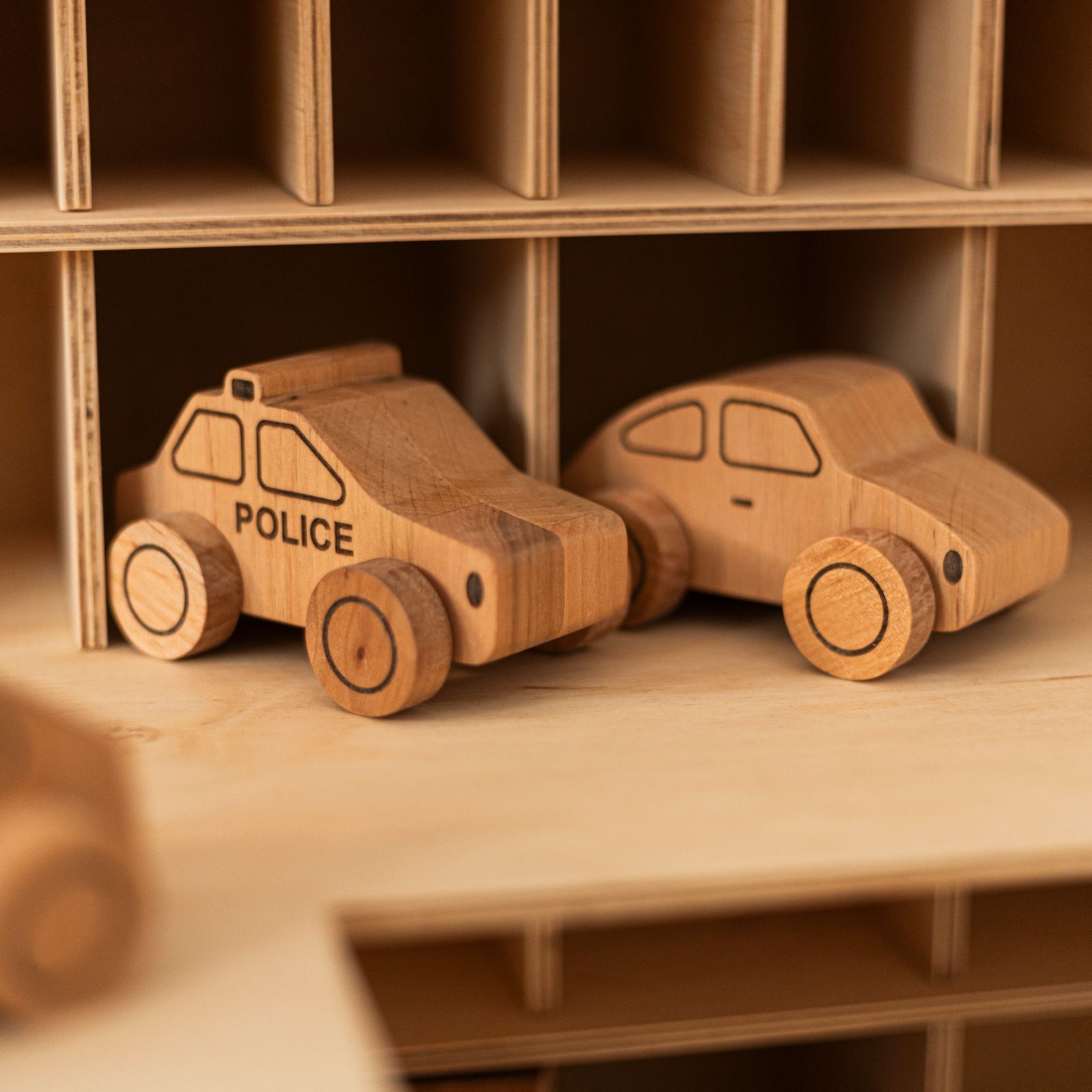 Natural Wooden Toy Car