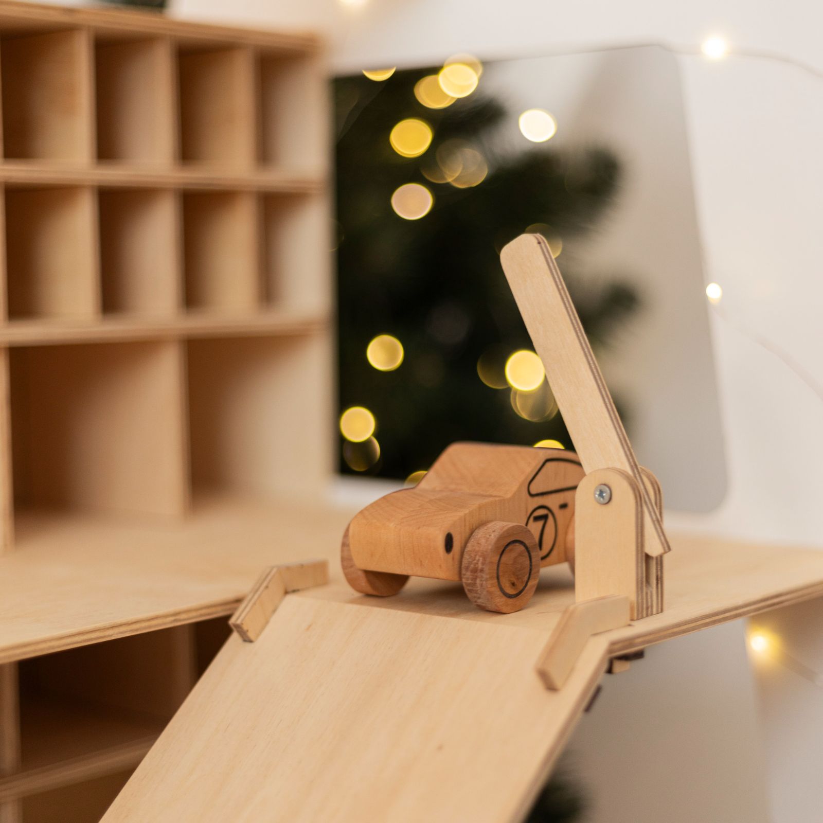 Natural Wooden Toy Car
